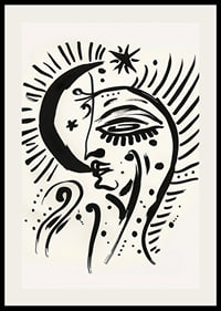 A dreamlike moonlight image filled with symbolism and mystery-2