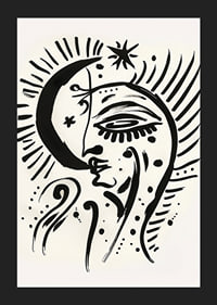 A dreamlike moonlight image filled with symbolism and mystery-5