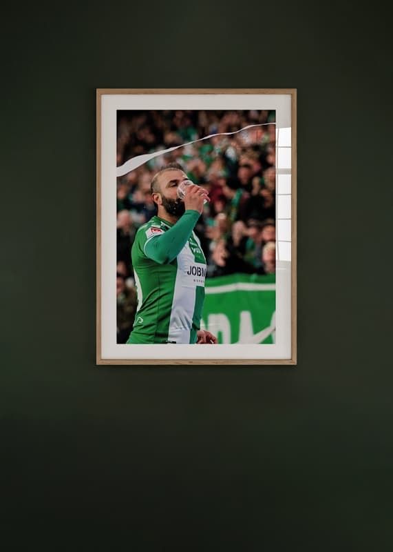 Poster Kennedy Bakircioglu 10 Hammarby IF crossfade