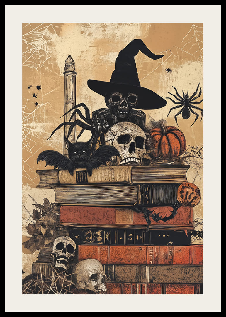 A mysterious mix of horror and magic adorns this poster-12