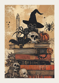 A mysterious mix of horror and magic adorns this poster-3