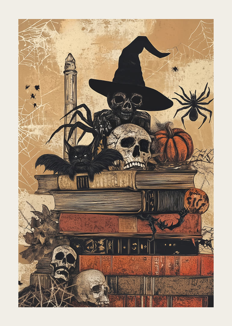 A mysterious mix of horror and magic adorns this poster-12