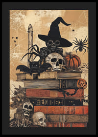 A mysterious mix of horror and magic adorns this poster-4