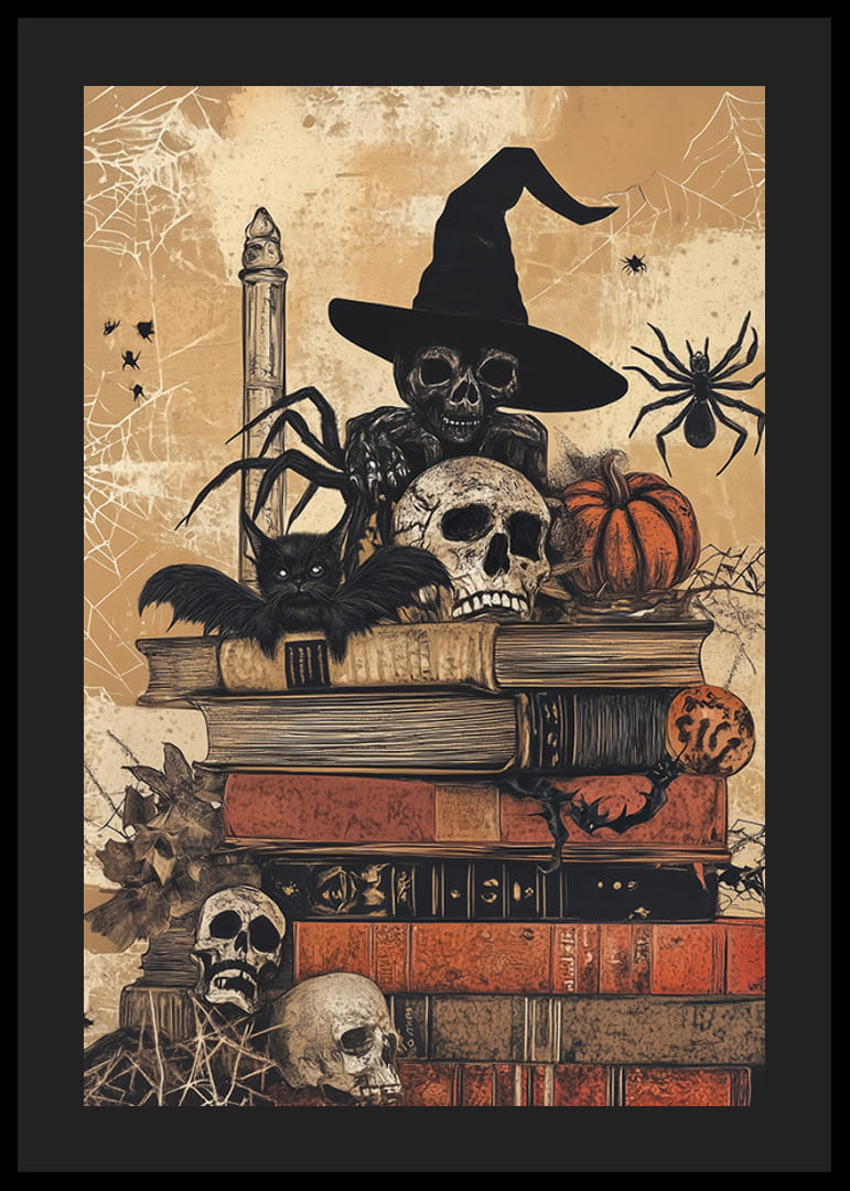 A mysterious mix of horror and magic adorns this poster-12