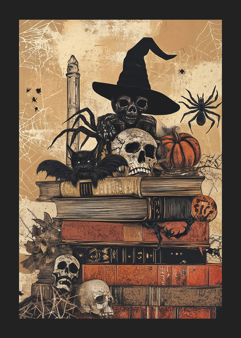 A mysterious mix of horror and magic adorns this poster-12