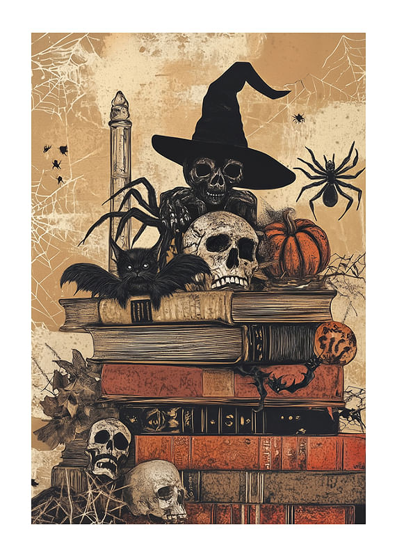Poster Haunted Library