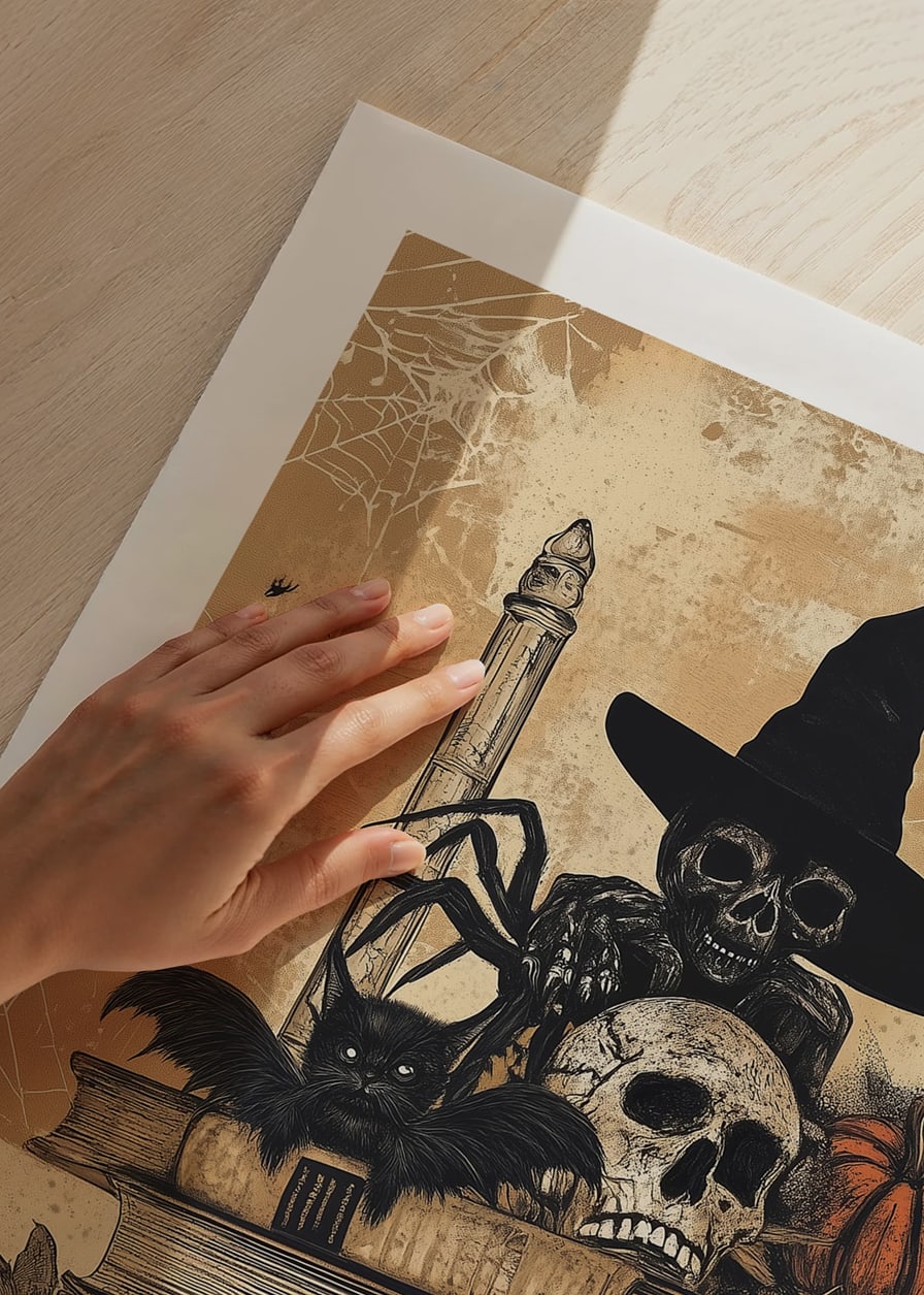 Eine geheimnisvolle Mischung aus Horror und Magie ziert dieses Poster-12
