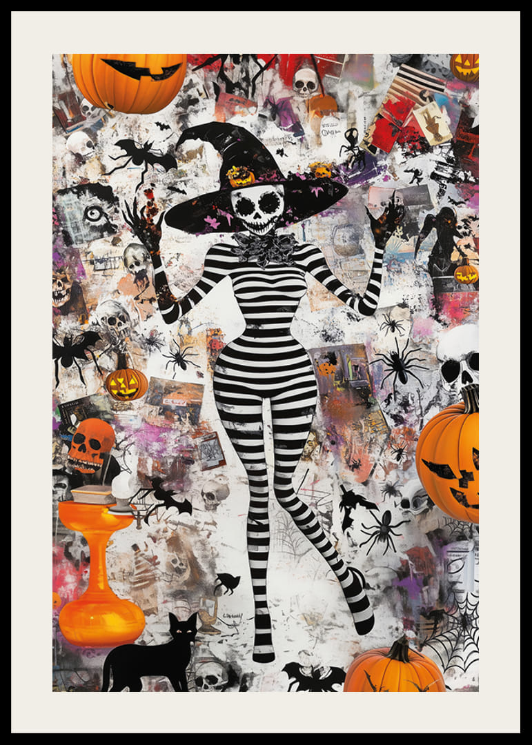 A captivating witch design fills the room with magical charm-12