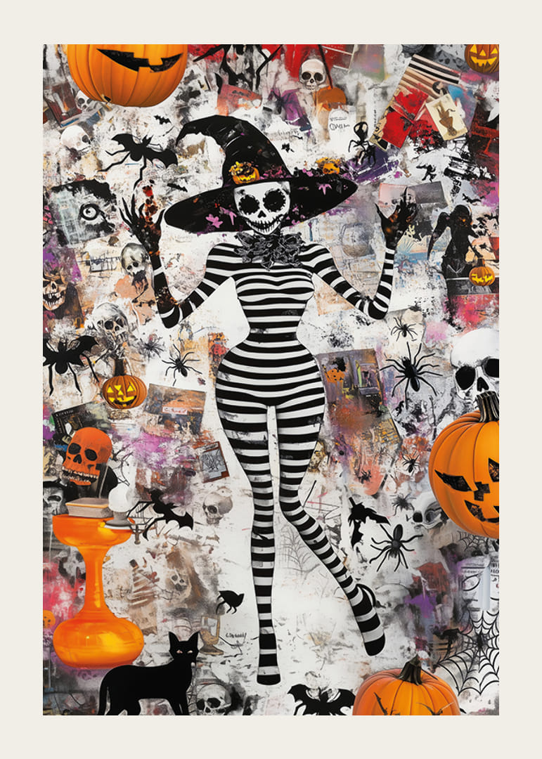 A captivating witch design fills the room with magical charm-12