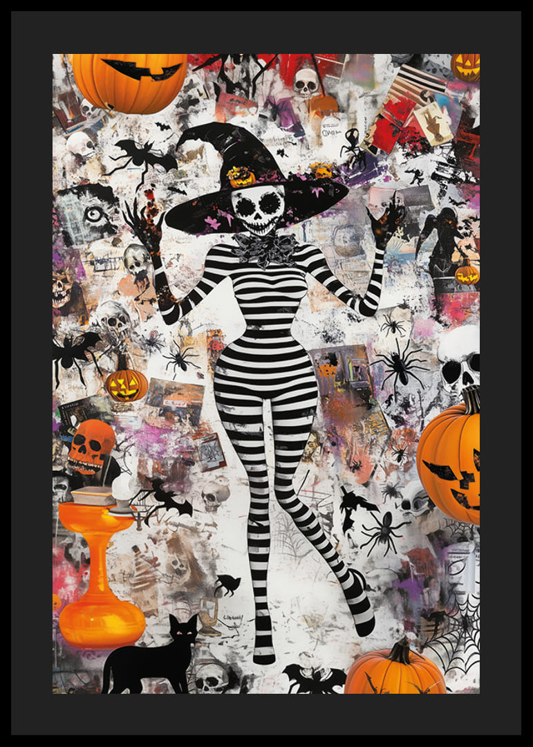 A captivating witch design fills the room with magical charm-12