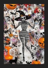 A captivating witch design fills the room with magical charm-5