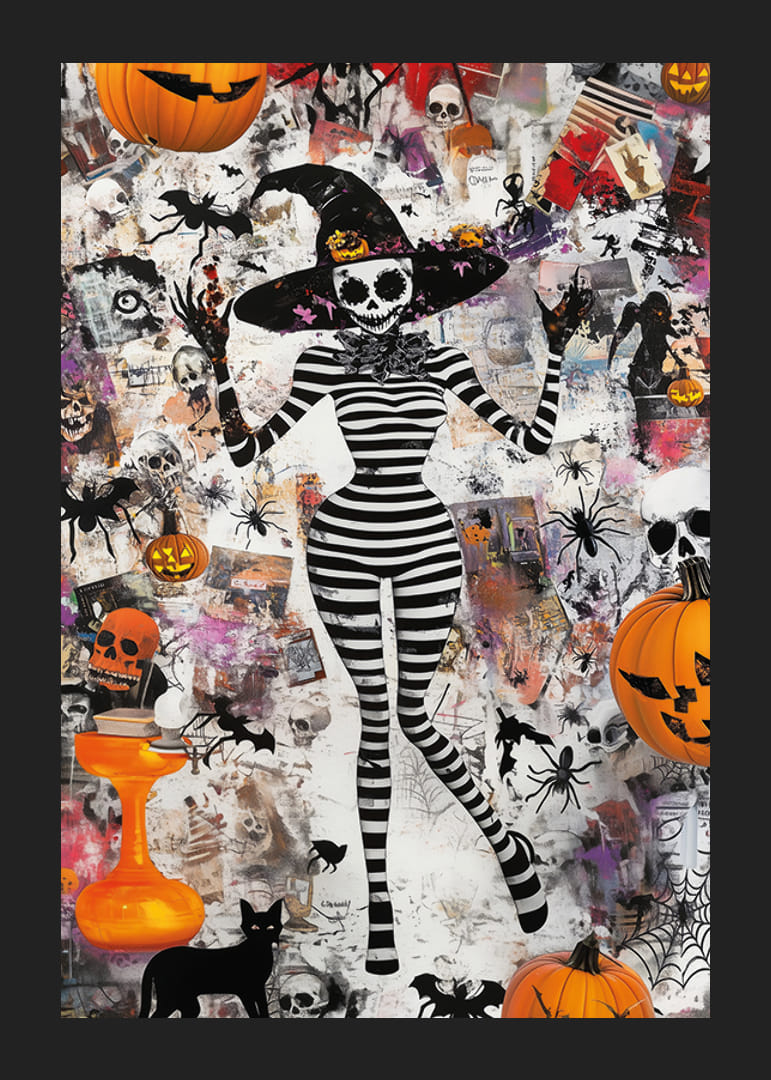 A captivating witch design fills the room with magical charm-12