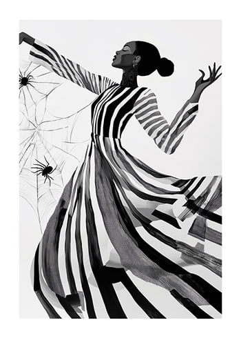 Poster Dance Of Lines