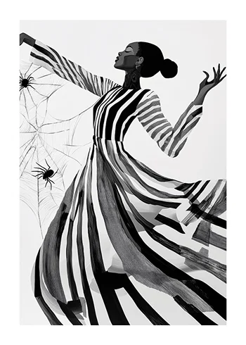 Poster Dance Of Lines
