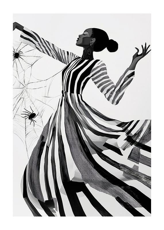 Poster Dance Of Lines