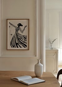 Elegance dances in black and white lines with the mystery of the spider web-8
