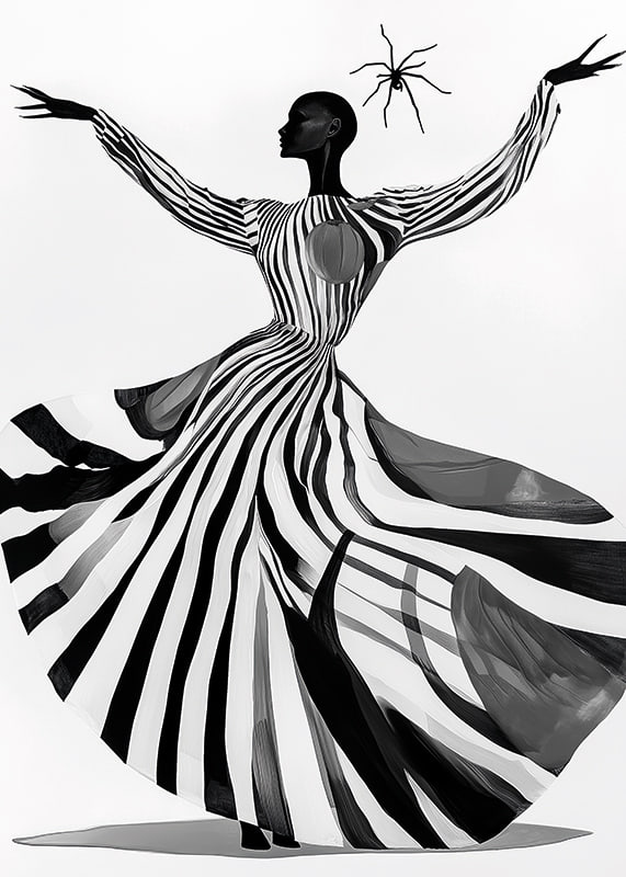 A hypnotic dance of pattern and strength-12