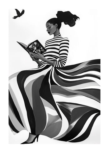 Plakat Monochrome Whirl