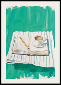 Invita la paz y la creatividad a tu hogar con este póster inspirador.-2