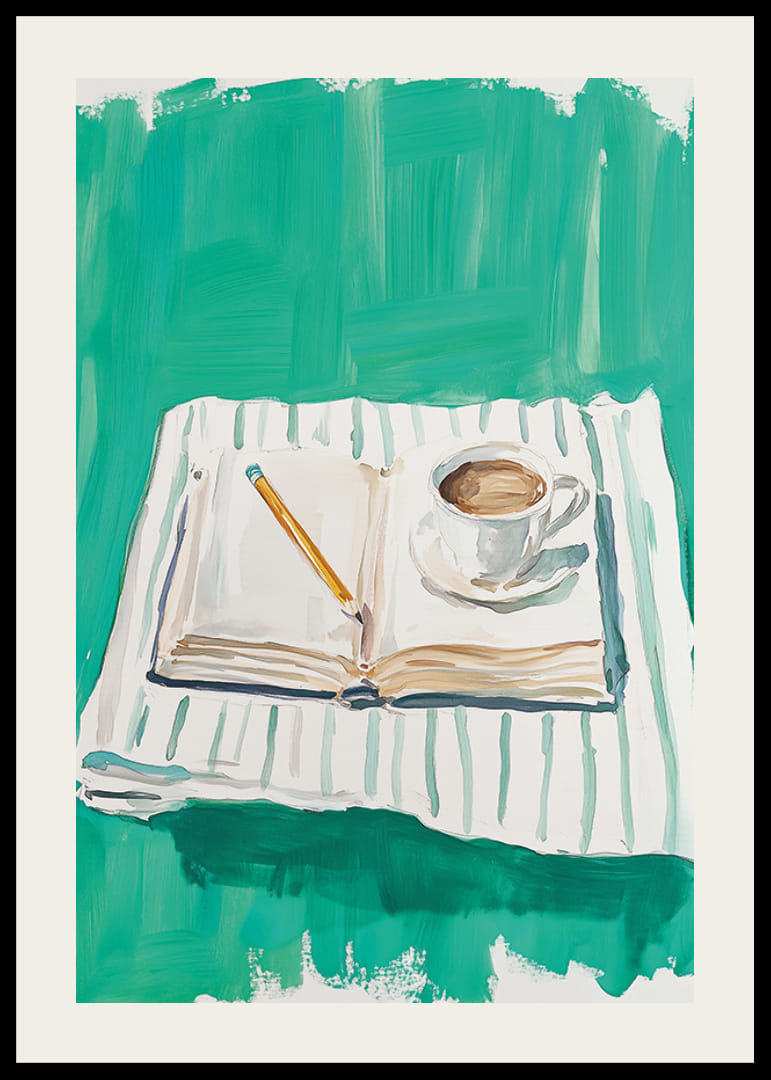 Invita la paz y la creatividad a tu hogar con este póster inspirador.-12