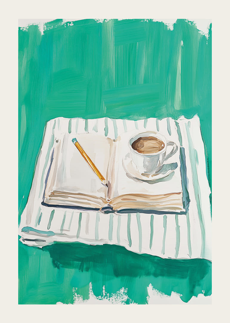 Invita la paz y la creatividad a tu hogar con este póster inspirador.-12