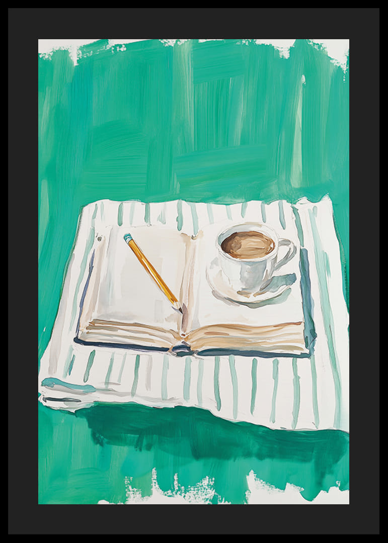 Invita la paz y la creatividad a tu hogar con este póster inspirador.-12