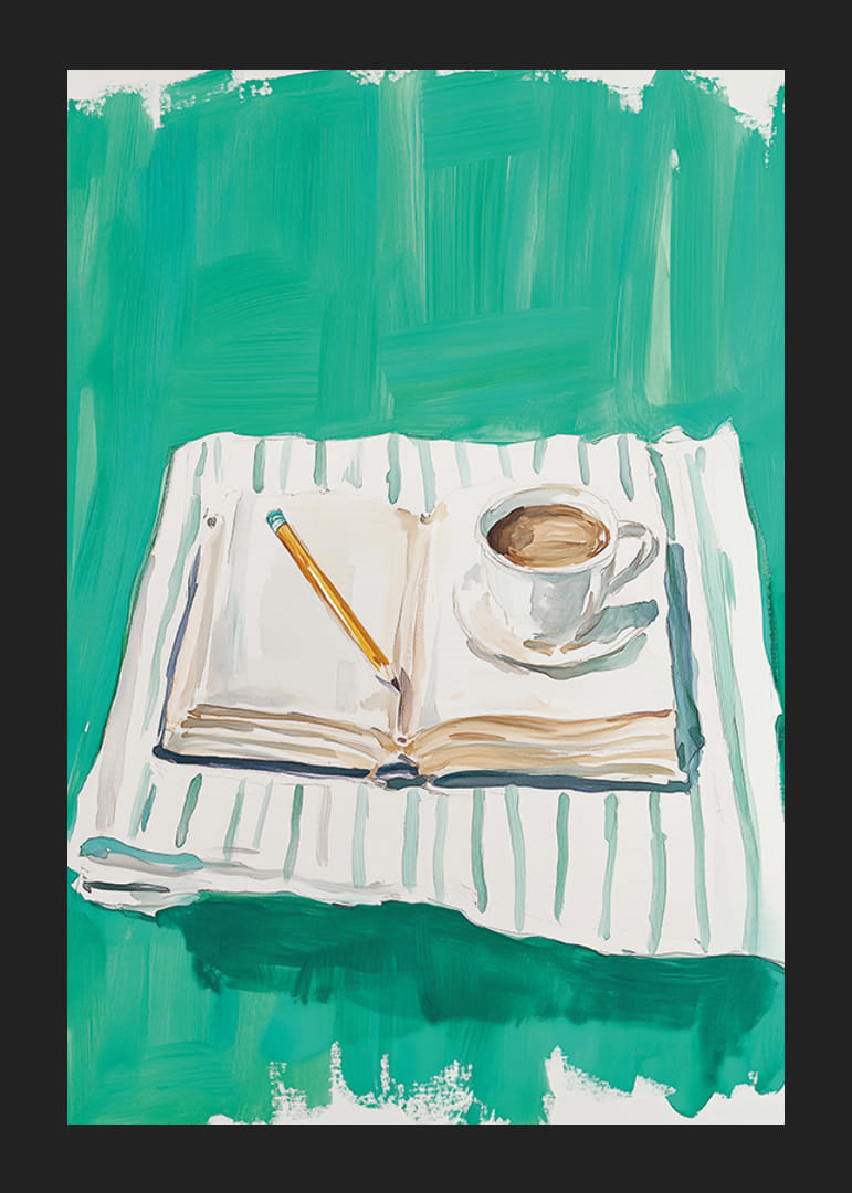 Invita la paz y la creatividad a tu hogar con este póster inspirador.-12