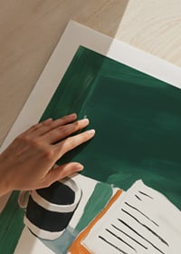 A quiet coffee break captured in artistic brushstrokes-9