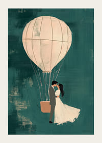 Un moment magique d'amour s'élève au-dessus du monde-3