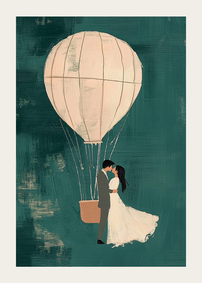 Un moment magique d'amour s'élève au-dessus du monde-12