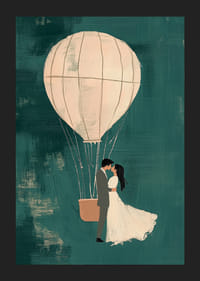 Un moment magique d'amour s'élève au-dessus du monde-5