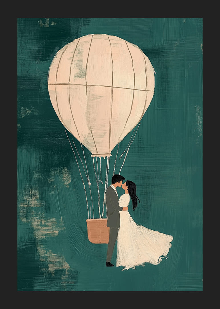 Un moment magique d'amour s'élève au-dessus du monde-12