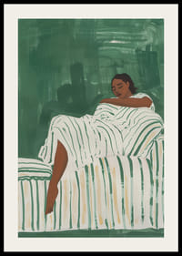 Uvoľnený odpočinok v zelených tónoch vytvára pokoj a pohodu-2