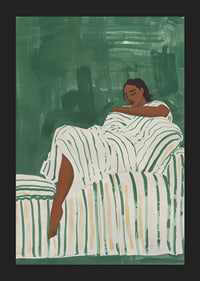 Relaxed rest in green tones creates peace and tranquility-5