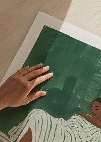Avslappnad vila i gröna toner skapar lugn och ro-9