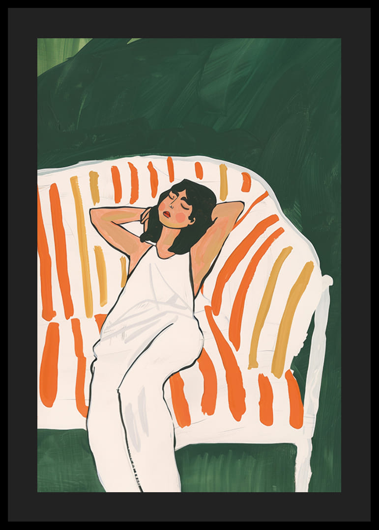 Afslappet atmosfære med varm farvepalet og beroligende motiver-12