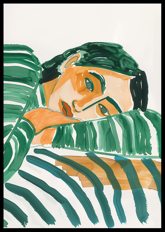 A dreamy look among green tones that convey calm and peace-12