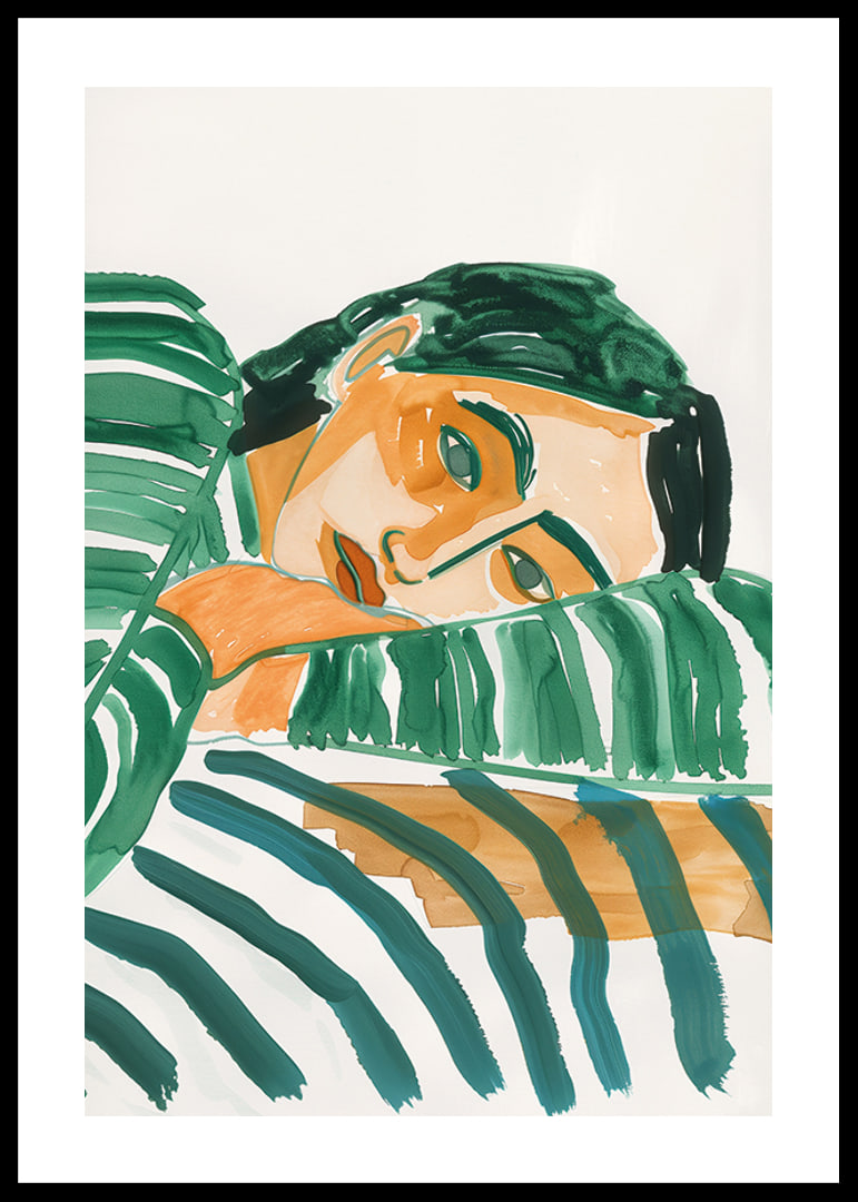A dreamy look among green tones that convey calm and peace-12