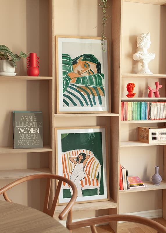 A dreamy look among green tones that convey calm and peace-12