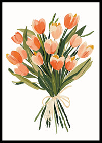 Vibrant bouquet of tulips that radiate elegance and spring spirit-0