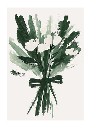 Plakat Brushstroke Blossom
