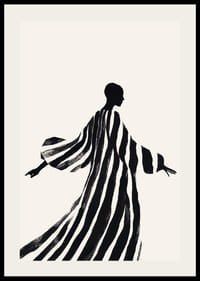 Čiernobiela silueta vytvára elegantný, nadčasový dojem-2