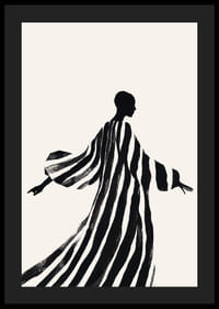 Čiernobiela silueta vytvára elegantný, nadčasový dojem-4