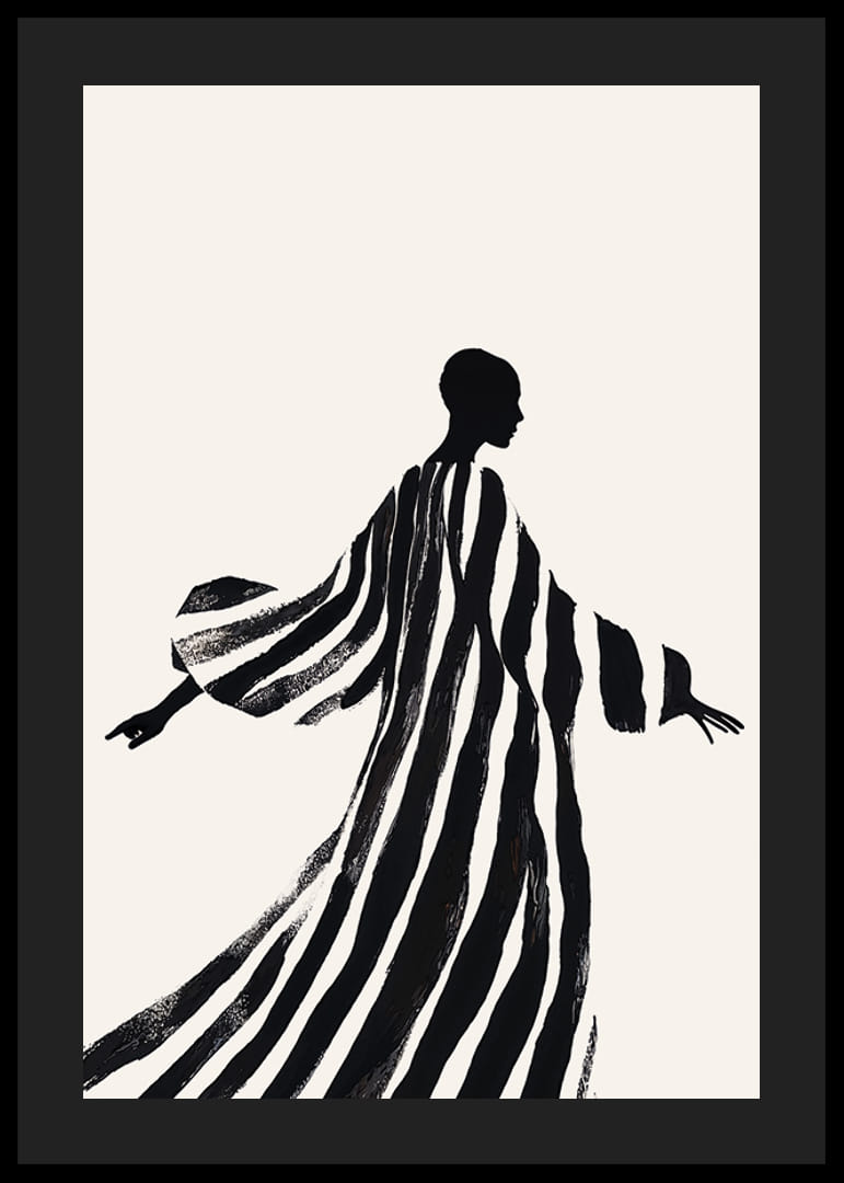 Čiernobiela silueta vytvára elegantný, nadčasový dojem-12