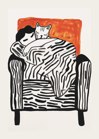 Eine warme Umarmung aus Ruhe und Komfort in gepolsterter Harmonie-3