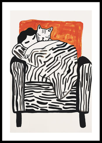 Poster Feline Embrace