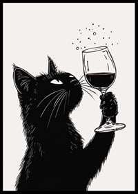 Charming cat enjoys his wine with sophisticated curiosity-6