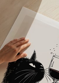 Charming cat enjoys his wine with sophisticated curiosity-9