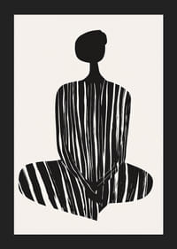 Una silueta elegante con rayas armoniosas crea tranquilidad.-5