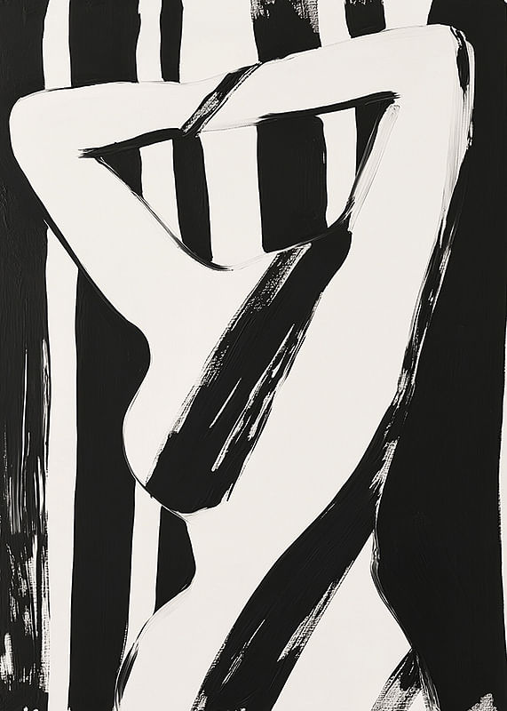 Elegant lines create a hypnotic balance of shadows and light-12